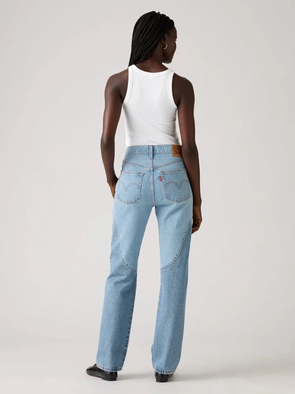 Levi’s | 501 Original Chaps Straight Leg Jeans Size 27 Medium Indigo Wash - Picture 4 of 14